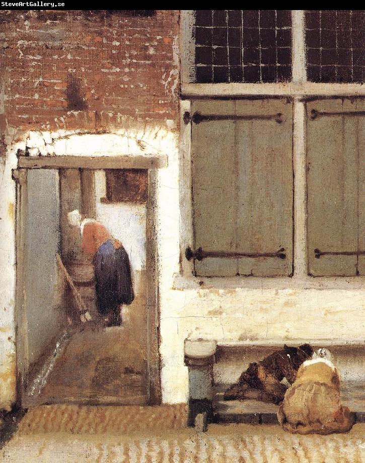 VERMEER VAN DELFT, Jan The Little Street (detail) wt